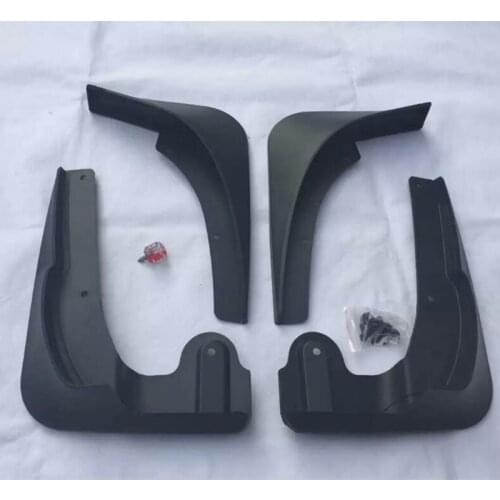 4PCS Mudguard For SKODA YETI 2014 15 16 Fender mud flaps Car-styling accessories modification soft Plastic special fender block