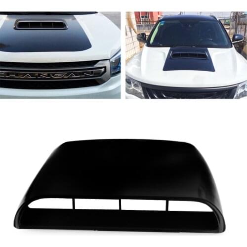 CITALL Car-styling Universal Air Flow Intake Hood Scoop Vent Bonnet Decorative Cover Decal Black / White / Grey