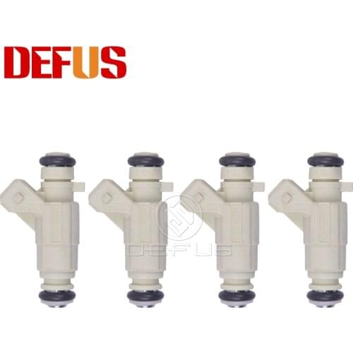 DEFUS Set 4pcs 0280155812 Fuel Injector Nozzle Bico For V W GOLF 1.0L L4 96-05 0 280 155 812 Engine Injection Values New Arrival