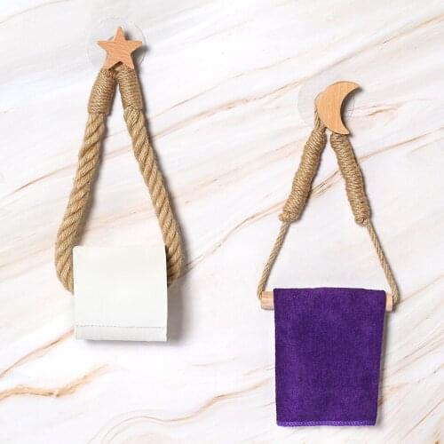 HOT Hanging Rope Home Accessory Kitchen Roll Toilet Paper Napkin Holder Hotel Bathroom Protection Shelf Supplies