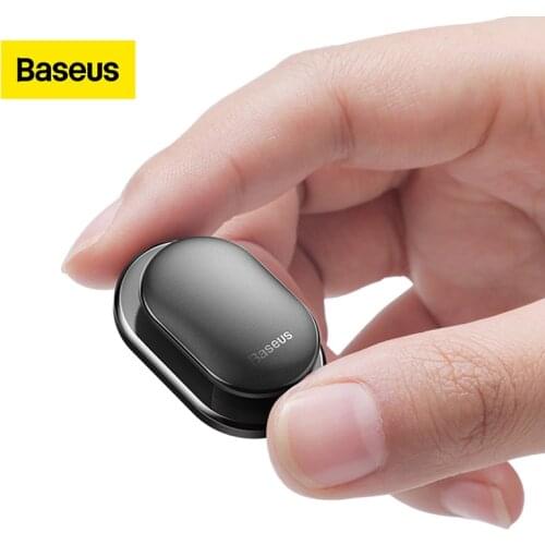 Baseus 4Pcs Strong Adhesive Hooks Power Plug Socket Hanger Multi-function Wall Mounted Self Sticky Hooks for Car Home Bedroom