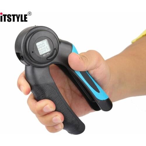 Wrist Arm Strength Training Digtal LCD Gym Power Fitness Auto Record Exercise Count Calories Hand Grips