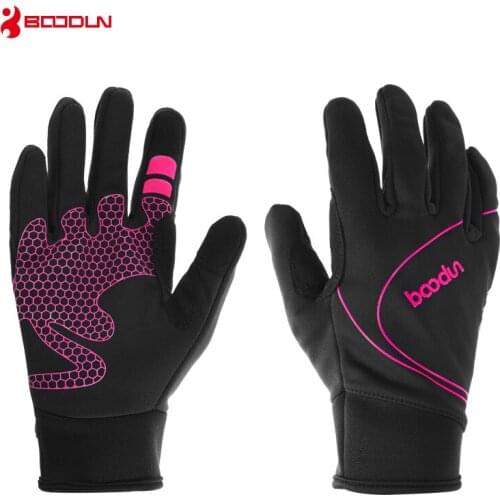 NewWindproof Cycling Gloves Touch Screen Riding MTB Bicycle Gloves Warm Motorcycle Winter Autumn Men Anti-slip Bike Gloves