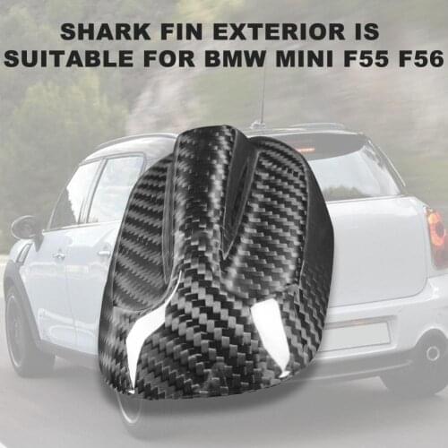Dust-proof Anti-scratch Shark Fin Antenna Cover Streamlined Carbon Fiber Antenna Sticker Exterior Modification for BMW MINI F55