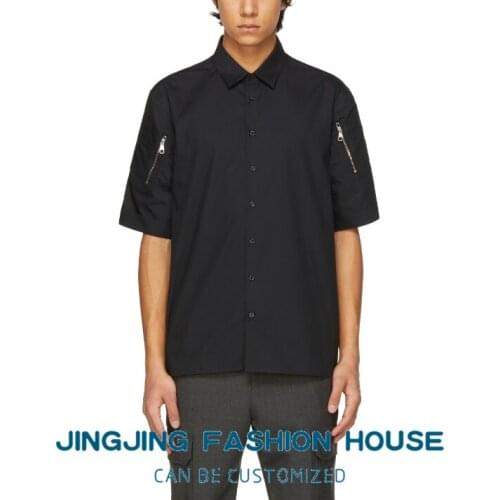 S-7XL!!2021 new men joker loose youth personality short-sleeved shirt popular slim shirt casual fashion jacket