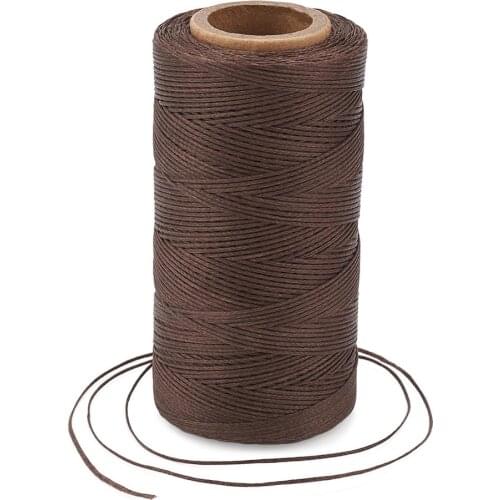 Pandahall 1x0.3mm 260m/roll Mixed Color Flat Waxed Polyester Cords DIY Jewelry Making Accessories for Bracelet Necklace