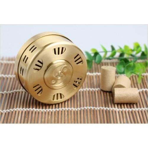 High quality portable copper moxibustion moxa burner moxibustion box acupuncture massage