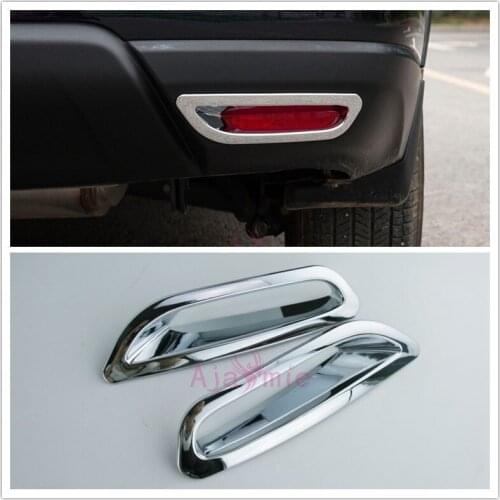 For Nissan X-trail X trail 2014 2015 2016 Styling Rear Fog Lamp Cover Light Foglight Trim Panel Car Styling Accessories
