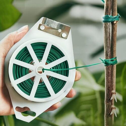 30M/50M Bundled Cable Tie Tape Cutter. Plant Support Is Fixed. Gardening, Home And Office, Reusable Metal Wire