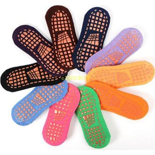 300Pairs silicone non-slip bottom 1-4years childrens indoor early education yoga trampoline socks thin section home floor socks sports sock