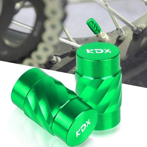 Motorcycle Accessories Wheel Tire Valve cap CNC Aluminum Airtight cover For kawasaki KDX125SR KDX250SR KDX 125 250 SR 125SR 25SR