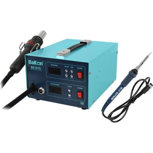 Bakon hot air gun led digital display electric soldering irons rework station