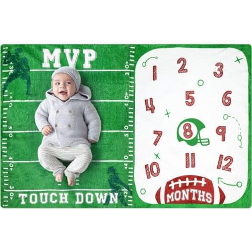 Baby Monthly Milestone Blanket Boys Or Girls Large Quality Soft Wool Including Marker Animal Milestone Blanket Baby Shower