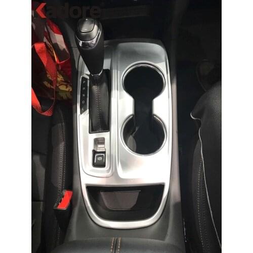 For Chevrolet Equinox 2017 2018 2019 2020 Matte Water Cup Holder Decorative Frame Cover Trim Sticker Car Styling Accessories