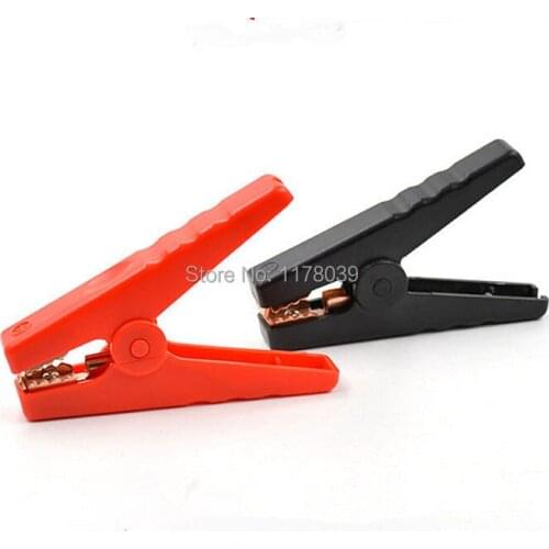 Red and black alligator clip,Power cord clamp,9.5CM Test Clip,J16807