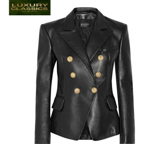 Fur Coat Spring Womens Autumn Suit Real Genuine Leather Jacket Women Clothes 2021 100% Sheepskin Coat OL Korean Elegant ZT2235