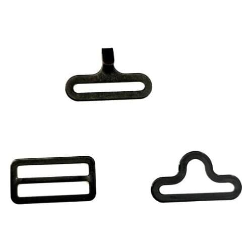 Bow Tie Hardware Sets Necktie Hook Bow Tie or Cravat Clips Fasteners to Make Adjustable Straps on Bow Ties / Neckties _25sets