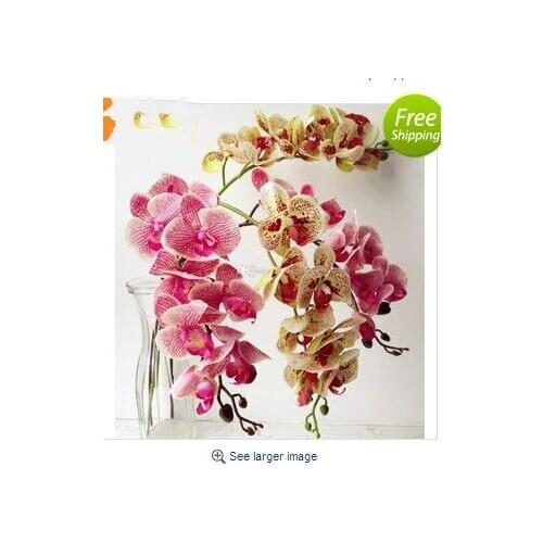 Orchids Simulation Real Touch Butterfly Phalaenopsis Orchid Artificial Flowers For Wedding Centerpieces Decoration