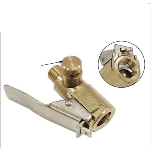 Car Tire Inflator Chuck Compressor Pump Lock On Nozzle Fine Thread Deflation Inflator pump connection accessories