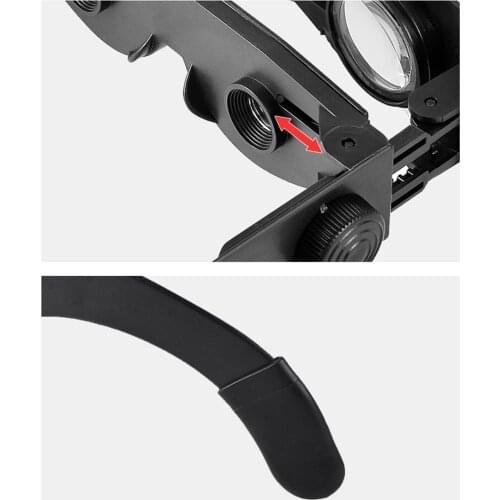 Portable Fishing Telescope Glasses Binoculars Magnifier Adjustable Eyewear