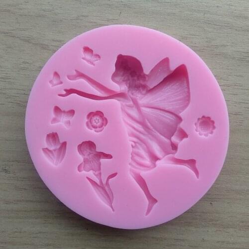 Fairy Butterfly Shape Fondant Silicone Molds For Cake Decorating,Silicone Cake Decorating Molds SQ1889