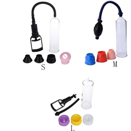 Penis Extender Sex Toy for Men S/M/L Penis Pump Penis Enlargement Vacuum Pump Penis Extender Male Penis Enlarger Men Hot