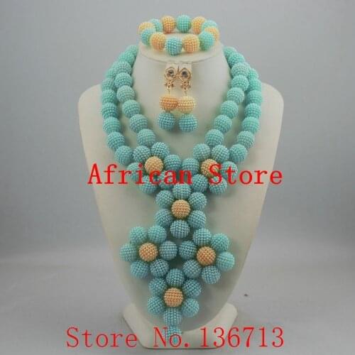 Gorgeous African Coral Beads Bridal Jewelry Set African Beads Jewelry Set for Wedding Free Shipping 921-4