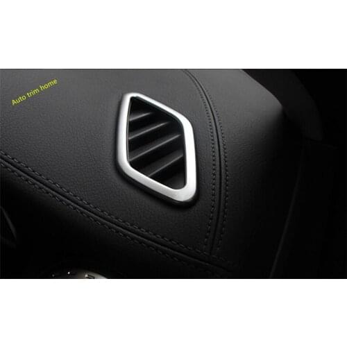 Lapetus Interior Front & Rear Air AC Outlet Vent Cover Trim ABS For Mercedes Benz GLA X156 200 220 2014 - 2019 Auto Accessories