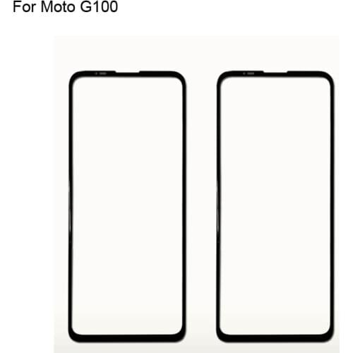 High quality For Moto G100 Front Outer Glass Lens Touch Screen Outer Glass without Flex cable For Moto G 100