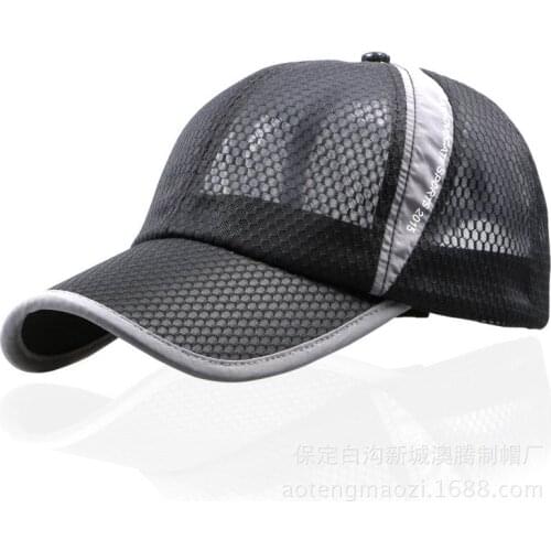 2017 breathable mesh baseball cap fashion mesh truck hat absorbing perspiration sun hat unisex cool