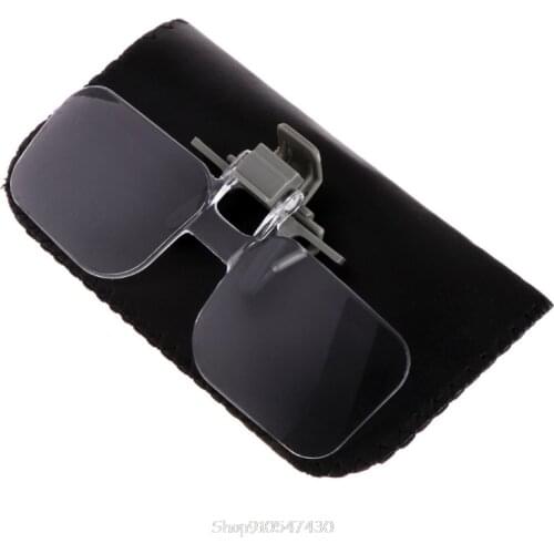 2X Glasses Style Magnifier Magnifying Glass with Clip For Reading D15 20 Dropship