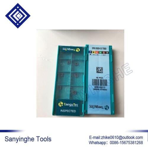 Free shipping high quality 50pcs/lots SPMG050204-DG TT9030 cnc carbide turning inserts
