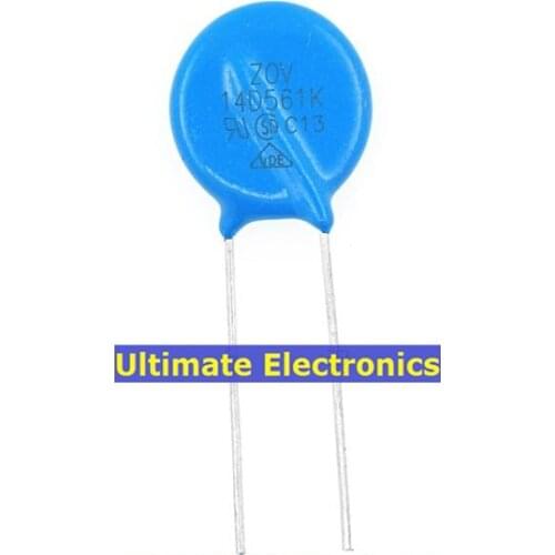 50pcs Varistors 14D561K 560V Metal voltage dependent resistor