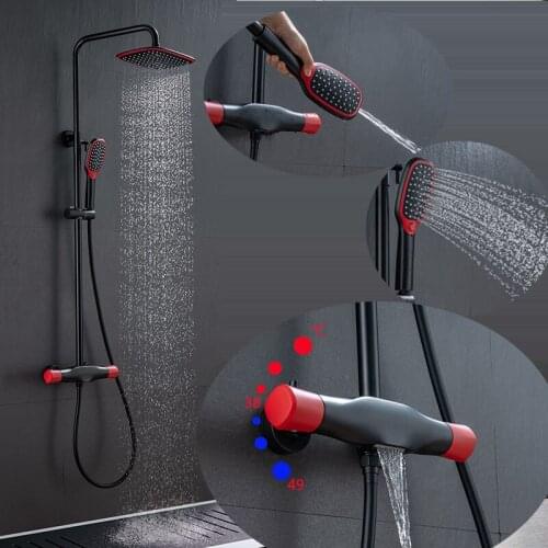 BiNFU Black Shower Systems China