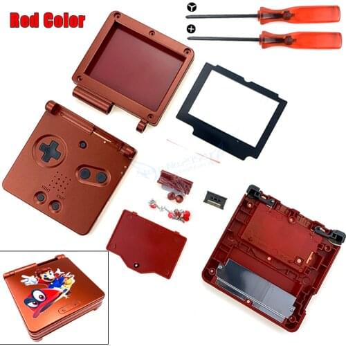 Custom DIY Colorful For GBA SP Housing Case Cover Replacement Full Shell Set Kit For Nintendo GameBoy Advance SP