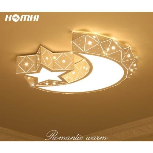 Children Light Starry Led Lights for Room Decoration Salon Moon Ceiling for Living Room Lampara Techo Infantil Home Lighting
