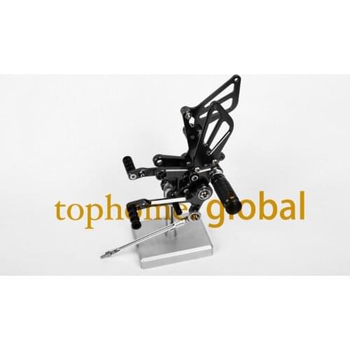 For Suzuki GSXR750 1996 - 2005 Black CNC Rearsets Foot Pegs Rear Set GSXR 750 Footpeg 1997 1998 1999 2000 2001 2002 2003 2004
