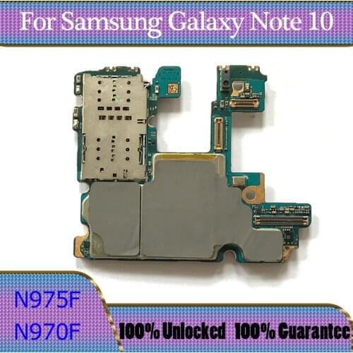 Unlocked Motherboard For Samsung Galaxy Note 10 N975F N970F N976B Board With Android System Logic Main Board,Free Shipping