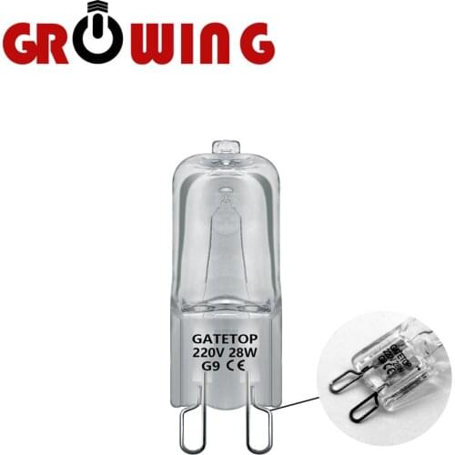 Hot Size Halogen Lamp G9 28W 220V Crystal Chandelier Home Decoration