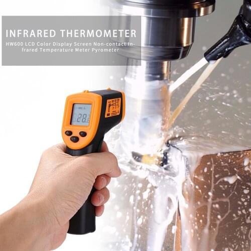 IR Infrared Thermometer GM320 Non-Contact Digital Pyrometer Temperature Meter Point -50~600°C LCD Screen thermal camera