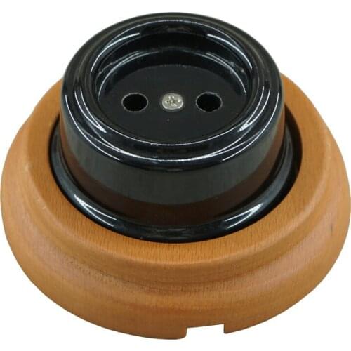 Ceramic Wall Socket Vintage Porcelain Socket Outlet 240V,16A Surface Installation