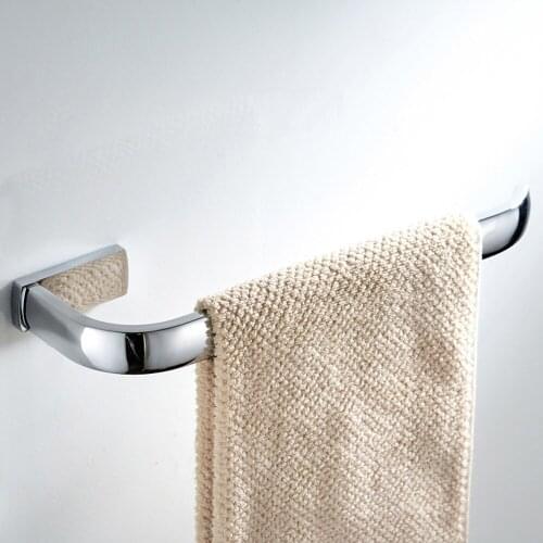 Leyden Towel Ring 2018 New Arrive Silver Chrome Solid Brass Towel Bar Wall Mounted Towel Ring Holder For Bathroom Accessories