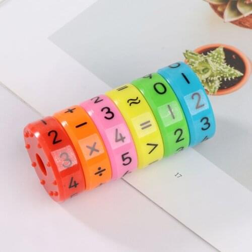 6pcs/set Magnetic Puzzle Board Game Montessori Educational Toy Kids Early Education Arithmetic Learning