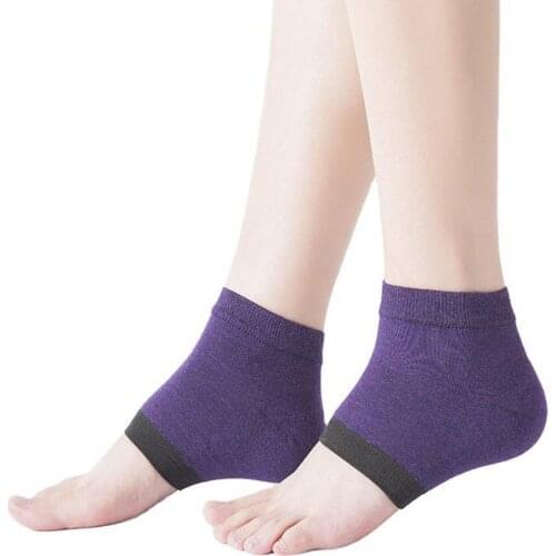 1lot New Silicone Feet Care Socks Moisturizing Gel Heel Thin Socks With Hole Cracked Foot Skin Care Protectors Foot Care Tool