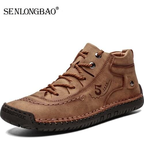 New Winter Mens Boots Keep Warm Plush Snow boots Driving Men Shoes Fashion Male Leather Non-slip Ankle Boots Big Size 38-48