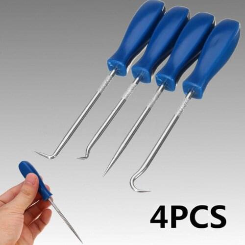 Pliers 4Pcs 135mm Car Auto Vehicle Oil Seal Screwdrivers Set O-Ring Seal Gasket Puller Remover Pick Hooks Tools Wholesale