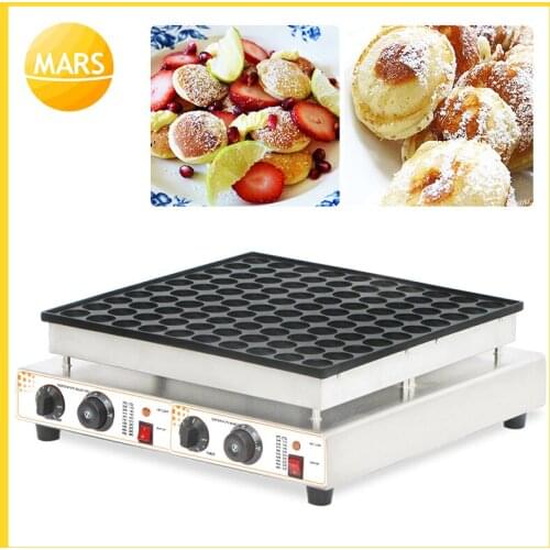 Commercial 100 Holes Dutch Pancakes Poffertjes Maker Machine Baker Iron;Poffertjes Pan