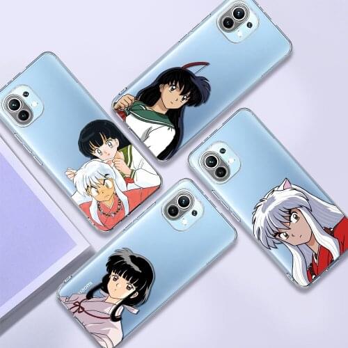 TUP Clear Case for Xiaomi Mi Poco X3 NFC M3 F3 11 10T Pro Note 10 Lite 9T Transparent Soft Phone Cover Hot Anime Japan Inuyasha
