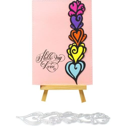 Heart Metal Cutting Dies Stencils for DIY Scrapbooking/photo album Decorative Embossing DIY Paper Cards