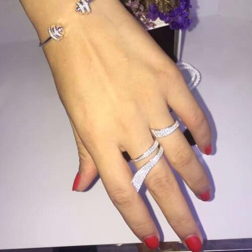 Xa376 Luxury Designer Fashion 925 Sterling Silver shinning European style Jewelry leaves shaped daa